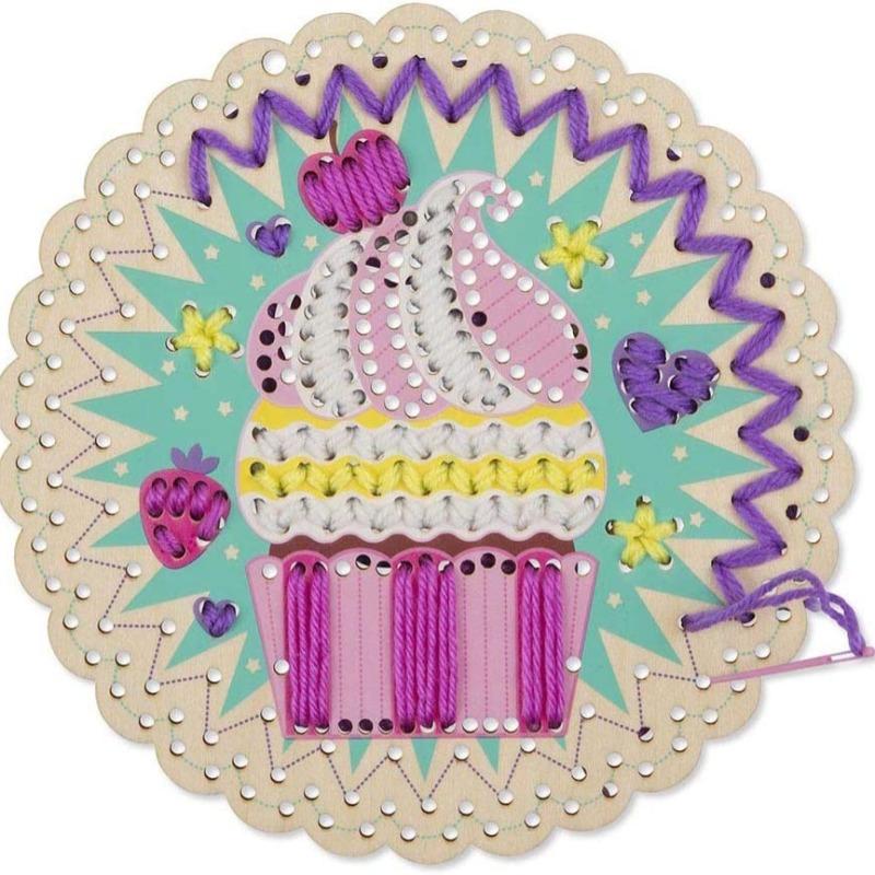 Melissa & Doug Stitch by Color Cute Cupcake Toy