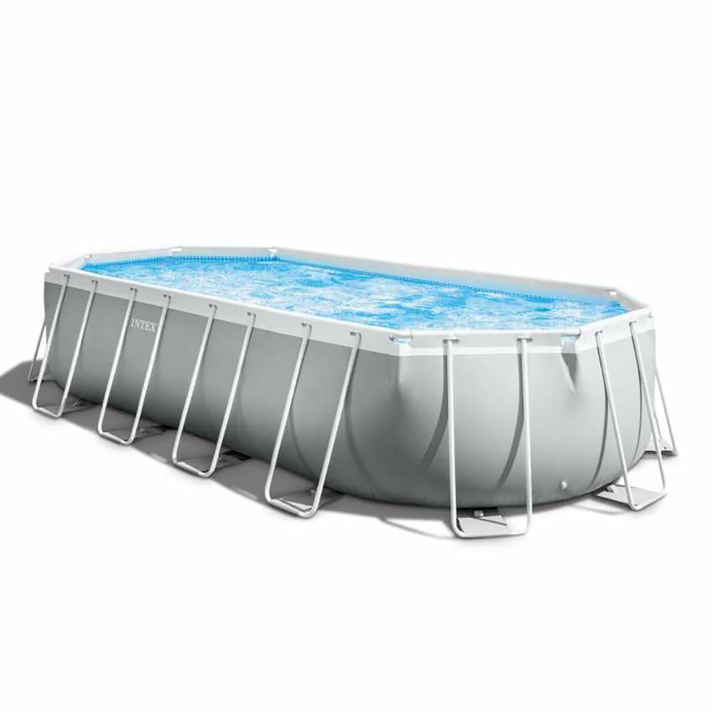 Intex Prism Frame Oval Rectangular Pool Set