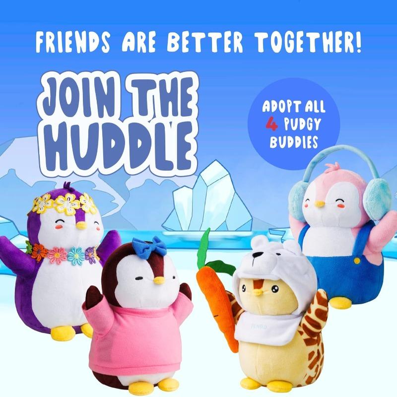 بطاريق بودجي قطيفة مقاس 7.5 سم أشكال متعددة قطعة واحدة