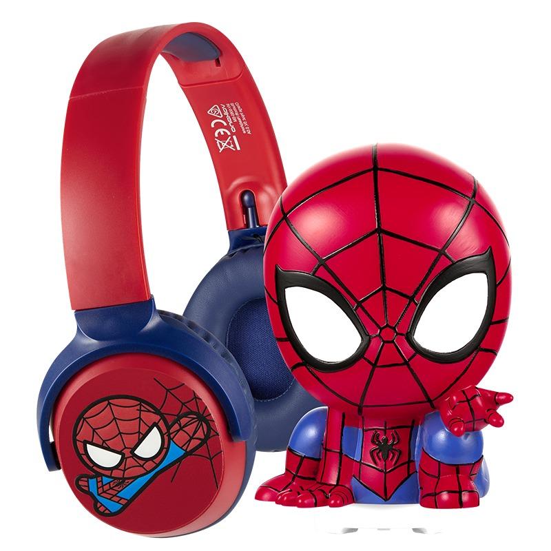 فولكانو - سماعات رأس بلوتوث مع إضاءة بتصميم مارفل سبايدرمان