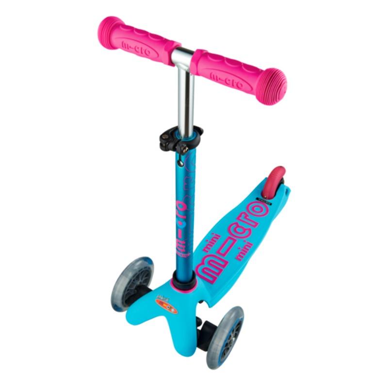 Micro Maxi Mini Micro Deluxe LED Scooter - Turquoise