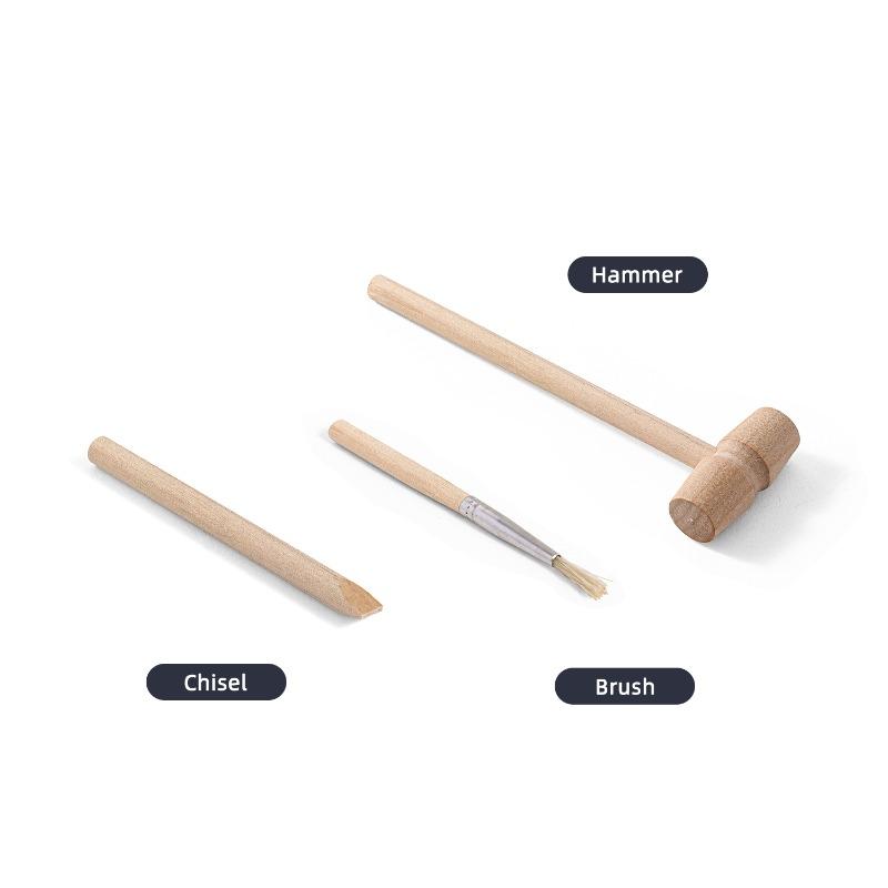 حزمة - مجموعة حفر الديناصور + مجموعة حفر بيض الديناصورات