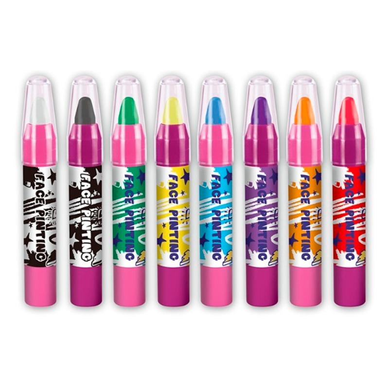 Colors Set For Drawing On Face And Body