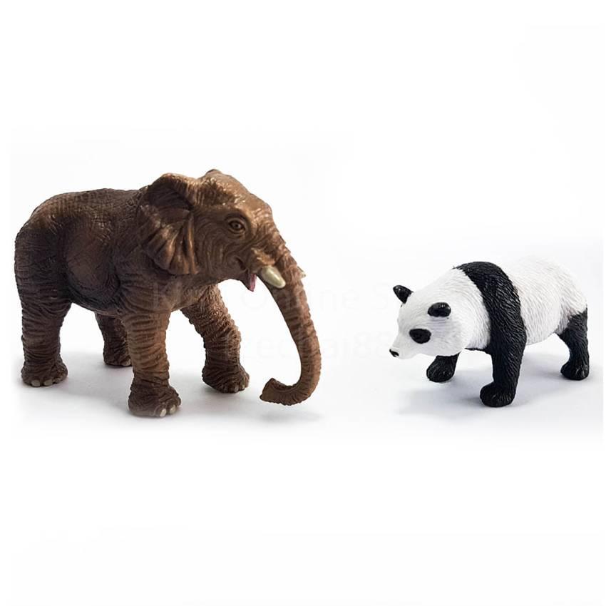 ناشيونال جيوغرافيك - مجسم الفيل و الباندا