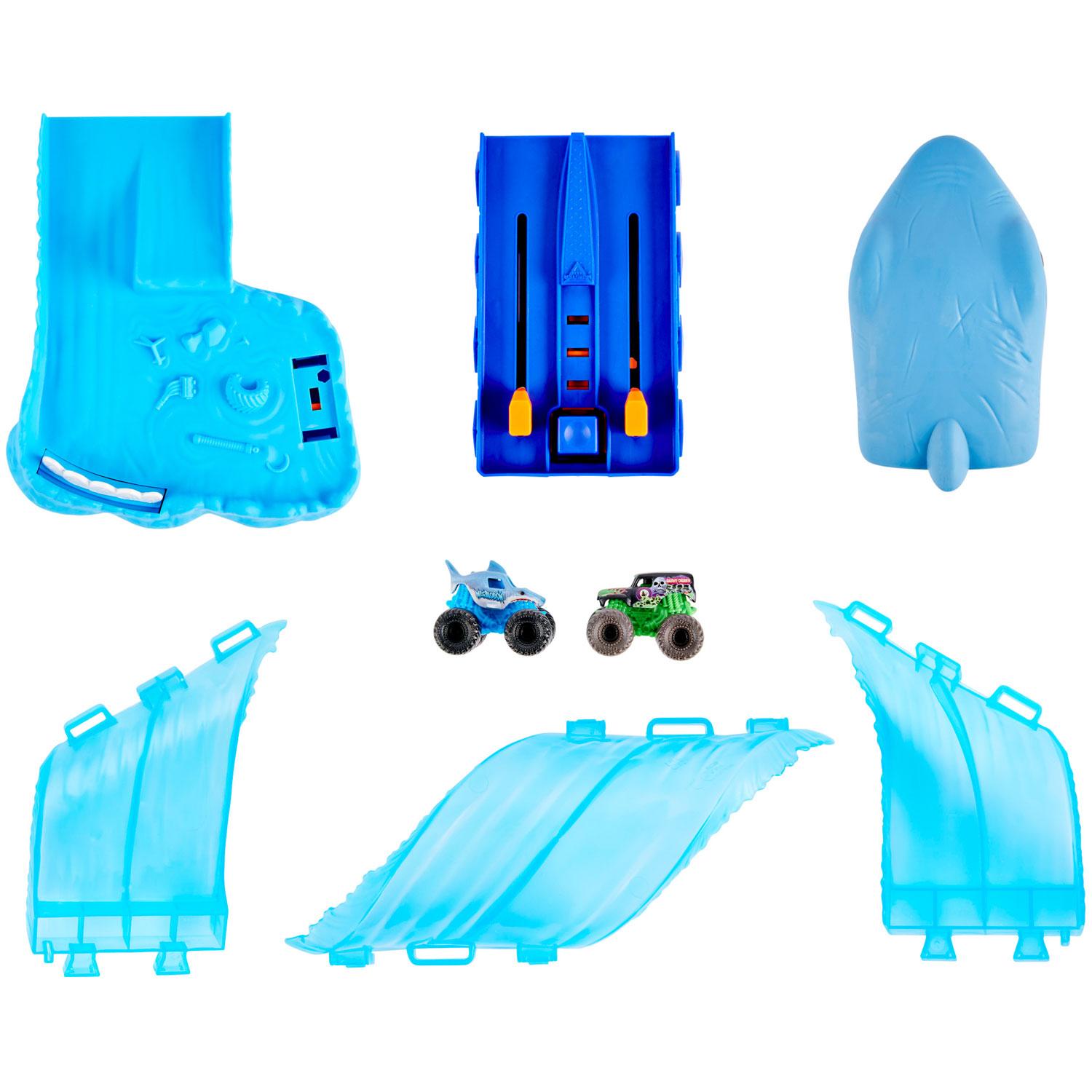 مونستر جام - مجموعة ألعاب ميني ميغالودون ريس و تشومب