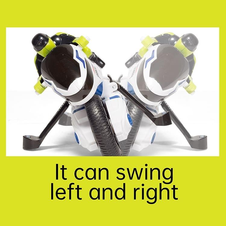 الدراجة النارية بجهاز تحكم عن بعد