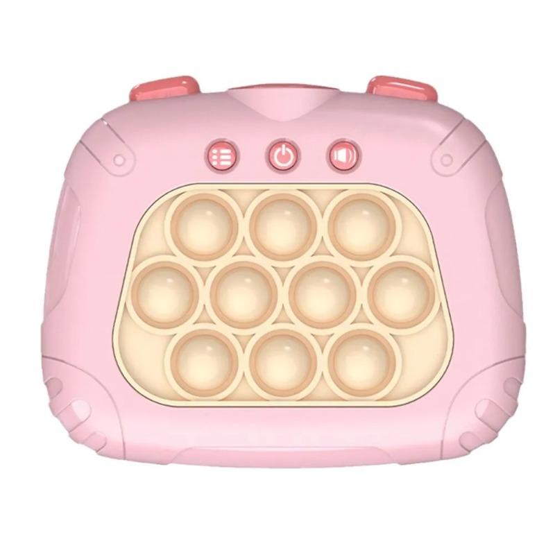 Quick Push Electronic Handheld Pop It Fidget Game - Pink