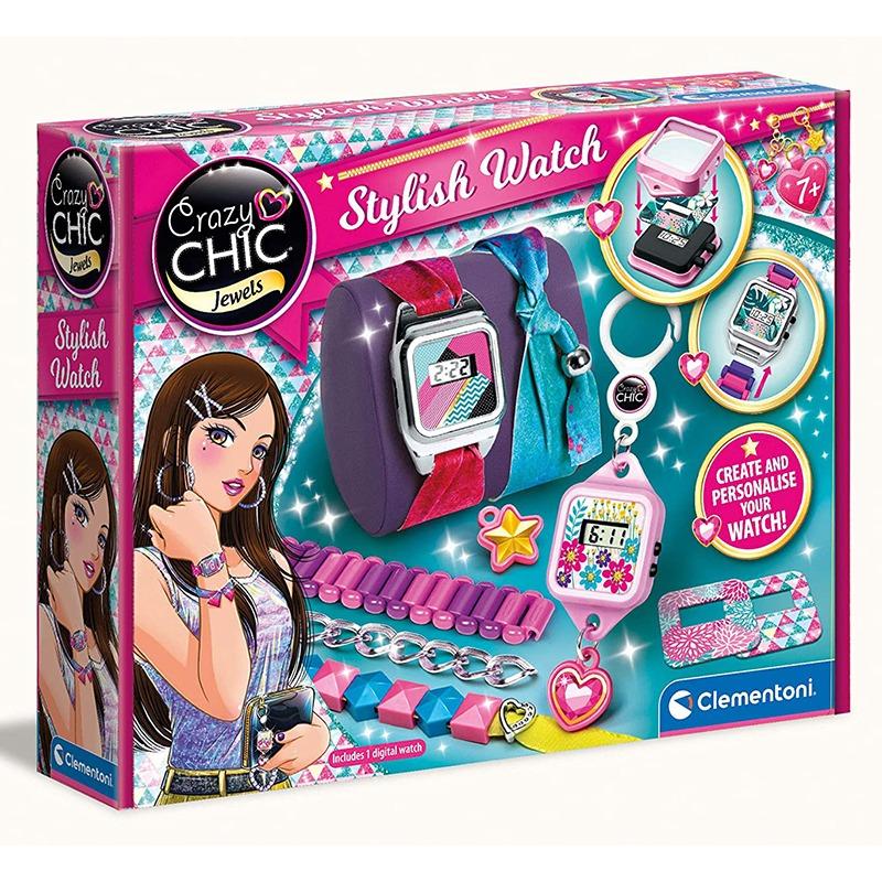 Clementoni Crazy Chic Stylish Watch Jewellery Kit