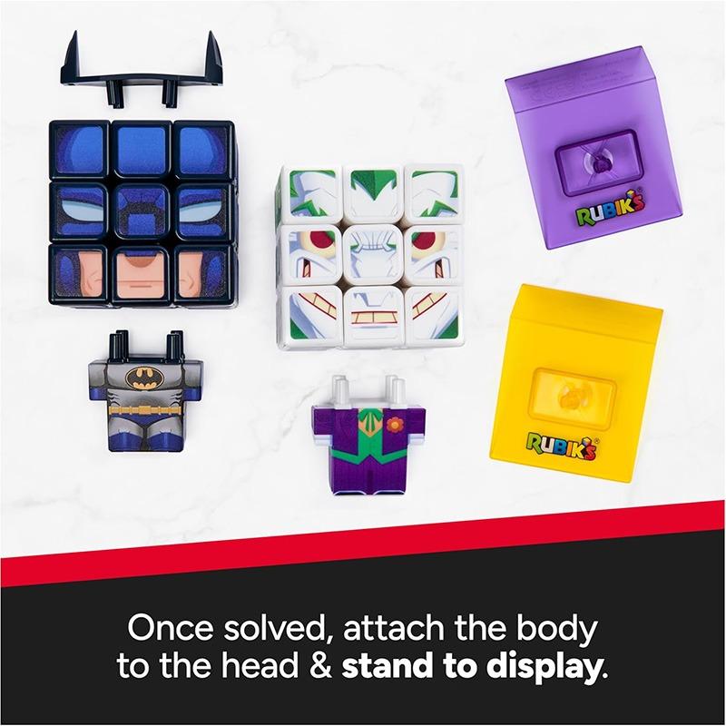 Rubik’s Cube Batman and Joker Cubers 2-Pack