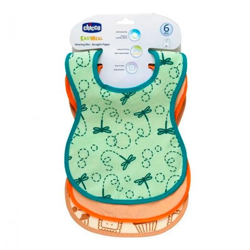 تشيكو - مريلة أطفال قطن 3 قطع