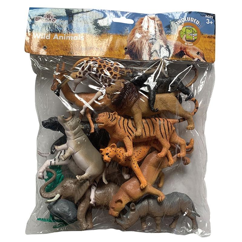 Wenno Wild Animals Playset - 16 Pcs