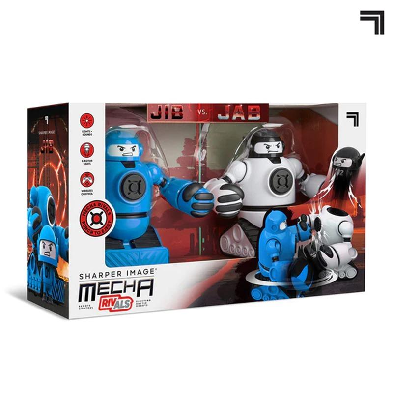 Sharper Image RC Ejecting Battle Robots Mecha Rivals Dual