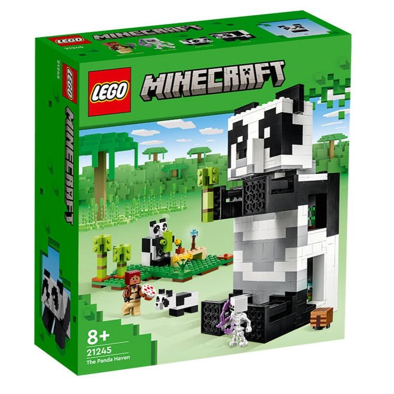 ليجو - مجموعة لعب ماين كرافت ذا باندا هافن