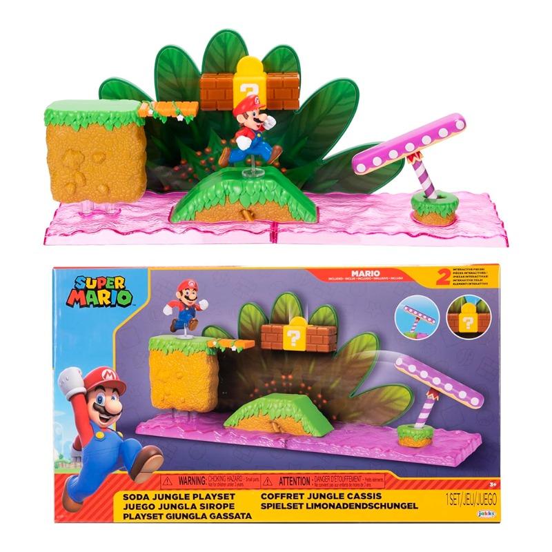 Super Mario Nintendo Soda Jungle 2.5" Playset