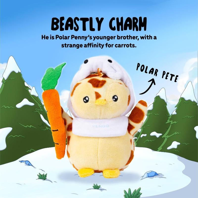 Pixie Pie Clip Plush Pudgy Penguins in 5cm - Multishapes