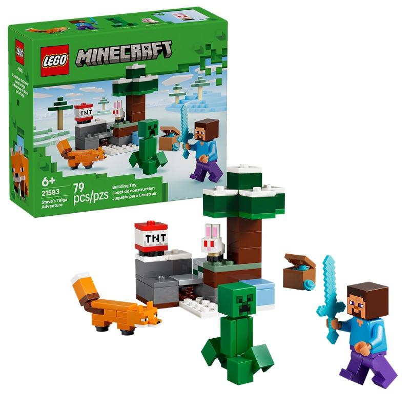 LEGO Steve'S Taiga Adventure 79 pieces
