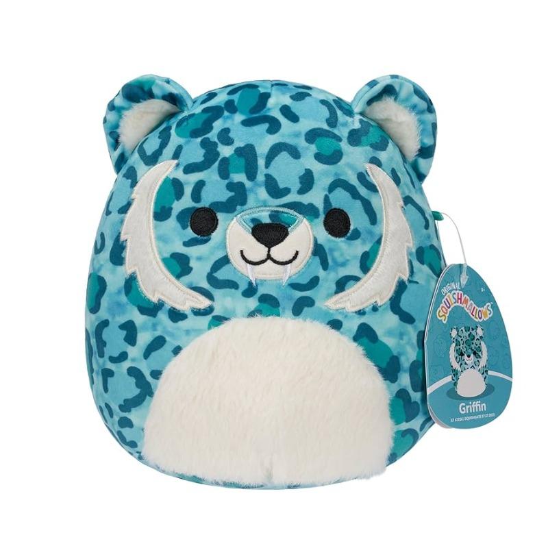 Squishmallows 7.5" Plush - Griffin Aqua Saber Tooth Tiger
