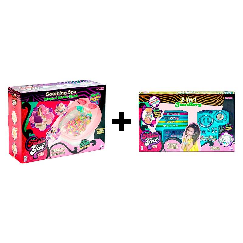 Bundle My Fashion Gal Soothing Spa Magical + 2-in-1 Jewellery