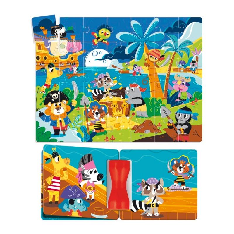 ليسياني - مونتيسوري قراصنة المراكب الشراعية للعب والتعلم