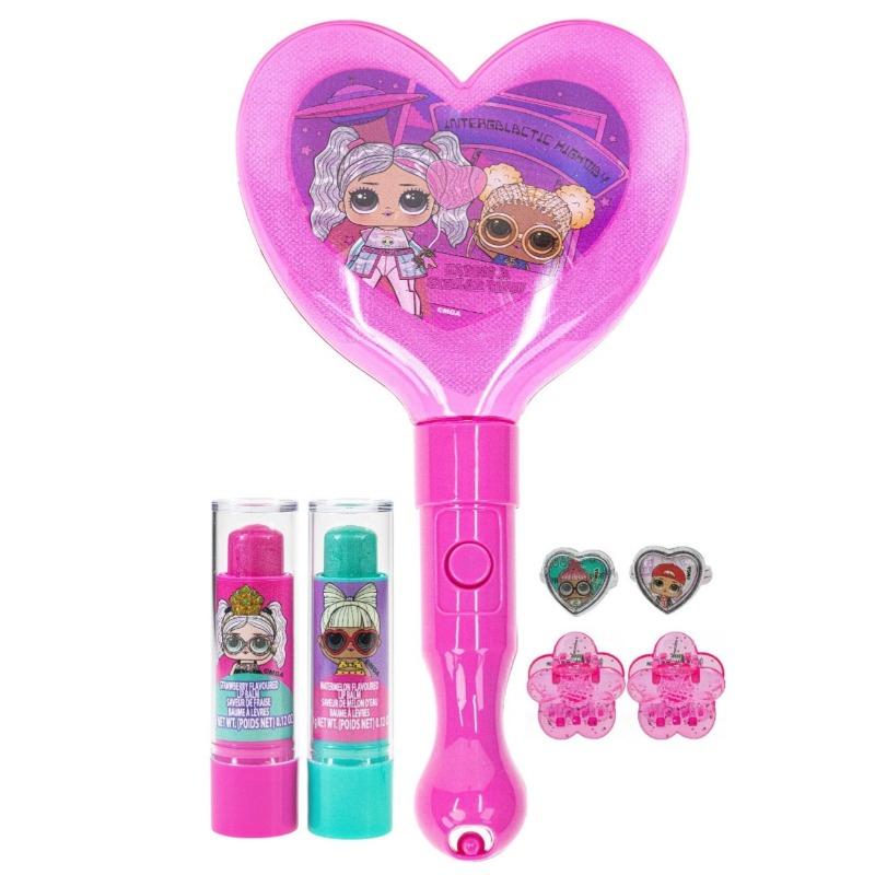 LOL Surprise 2pk Lip Gloss With Light Up Mirror