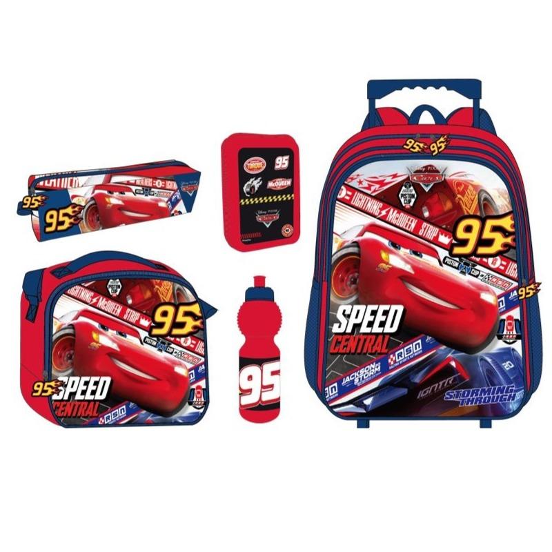 Simba Trolley School Backpack Set - Cars