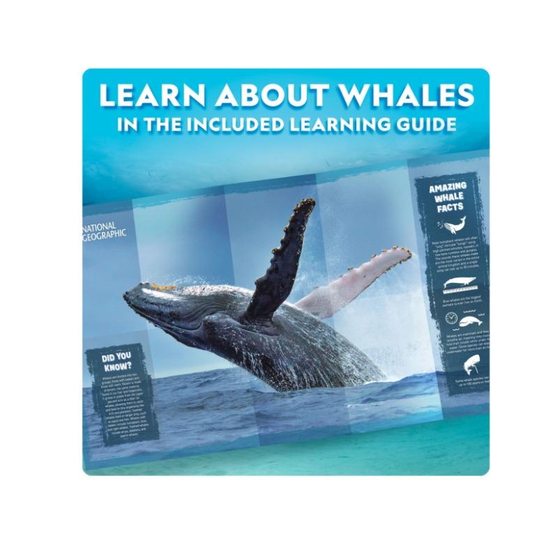National Geographic Motorized Animals 3D Puzzle Whale Model
