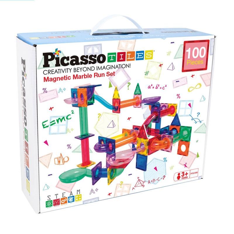 Picasso Tiles Marble Run Building Blocks 100 Pieces
