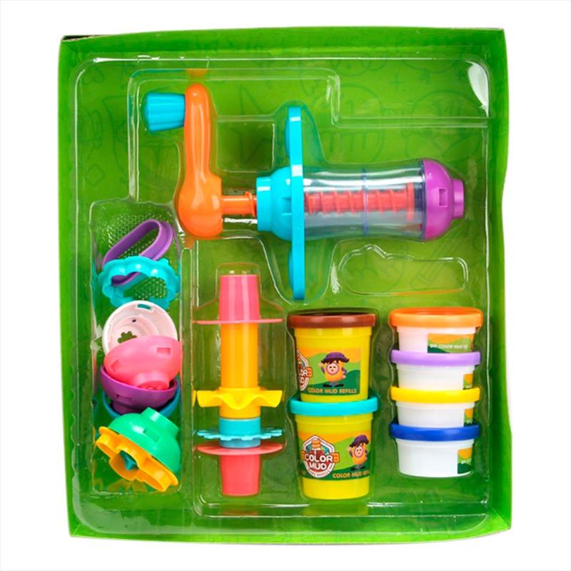 بلاي كريتيف - مجموعة تشكيل الصلصال الملون 15 قطعة