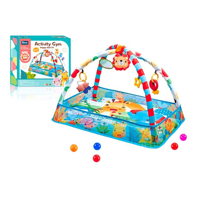 Activity Center Baby Cradle with Music 2 in 1 Blue Color