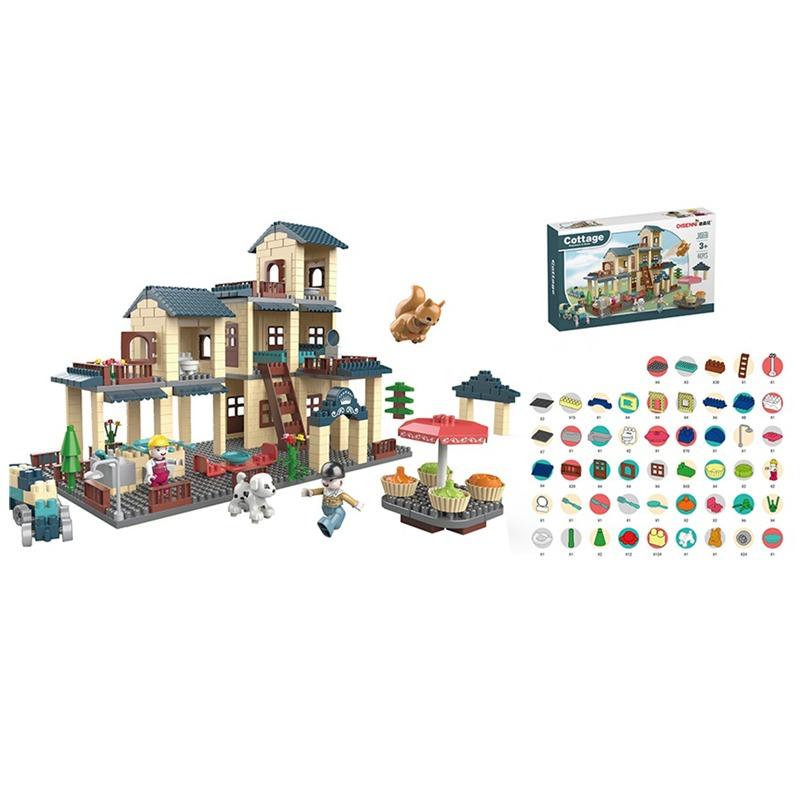 Villa Building Blocks Set - 442 Pcs