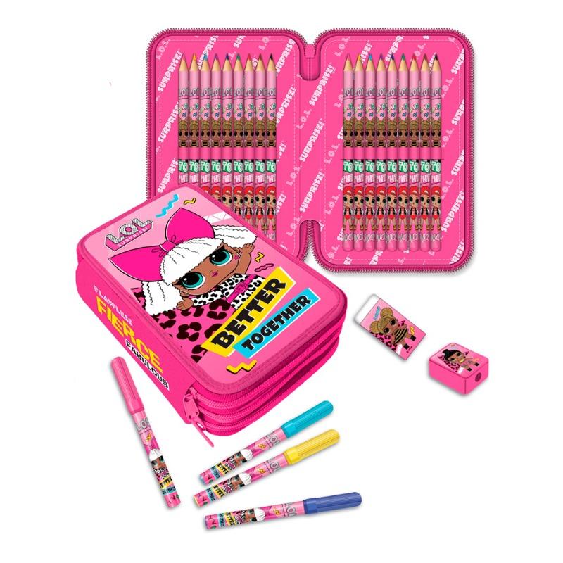 لول سربرايز - حافظة أقلام بسحاب