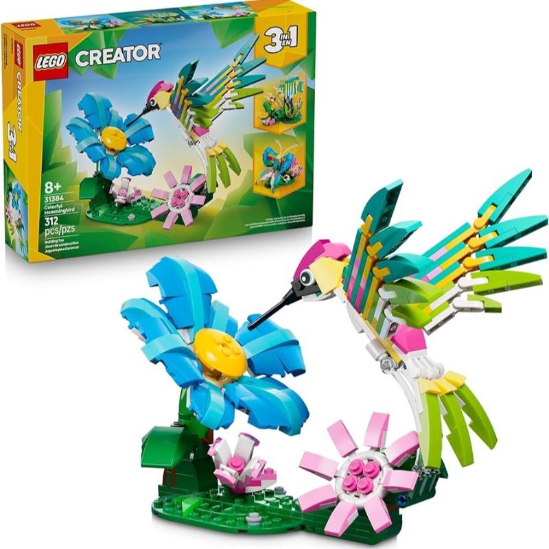 Lego Building Kit Wild Animals: Colorful Hummingbird 31384