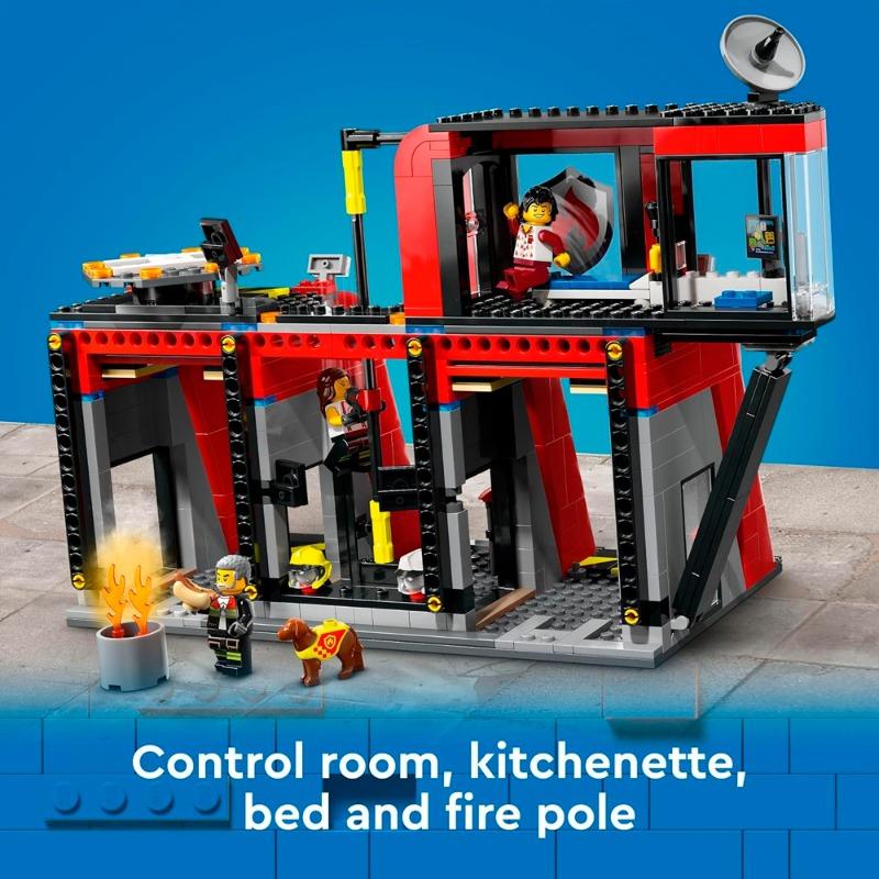 LEGO Fire Station With Fire Truck 60414