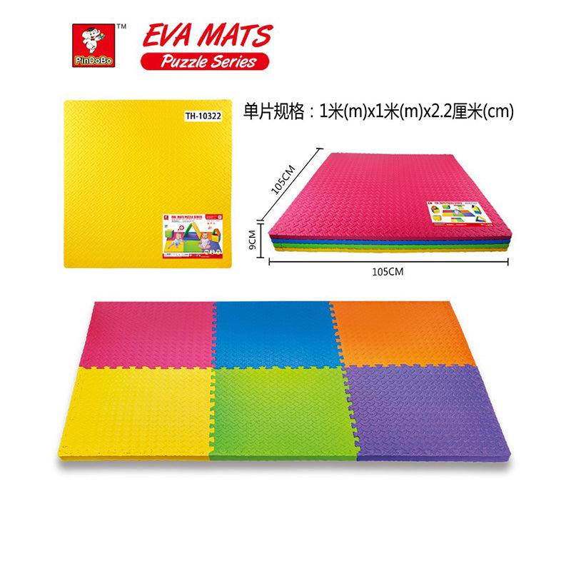 إيفا ماتس - حصيرة إسفنجية كبيرة 58 سم 6 قطع