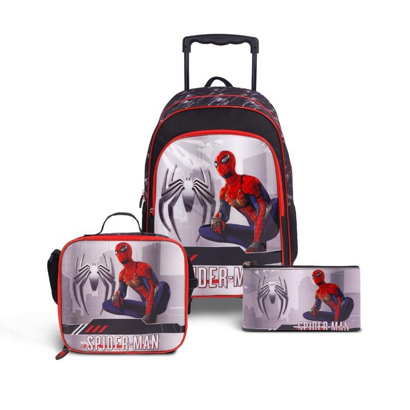 Disney Spider-Man Action On The Way 3-in-1 Wheeled School Set 18"