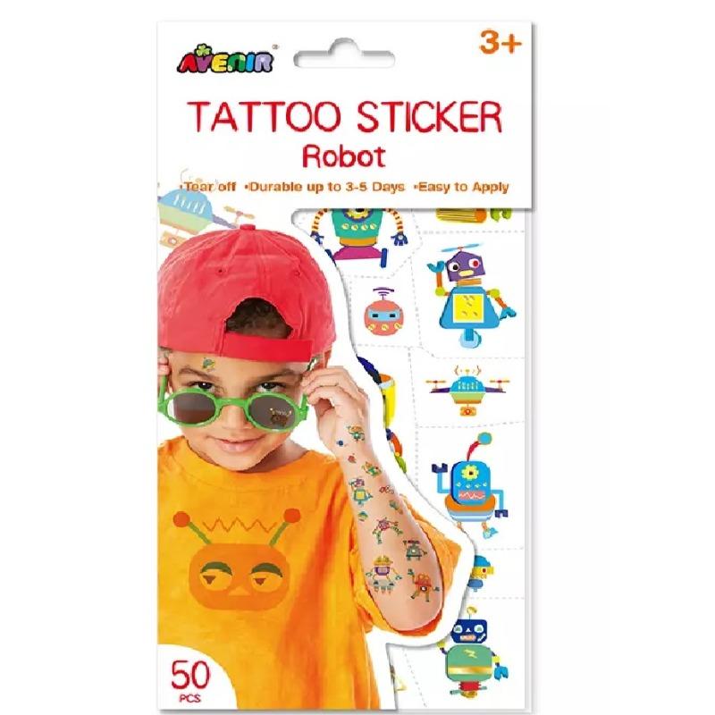 Avenir Tattoo Sticker-Robot