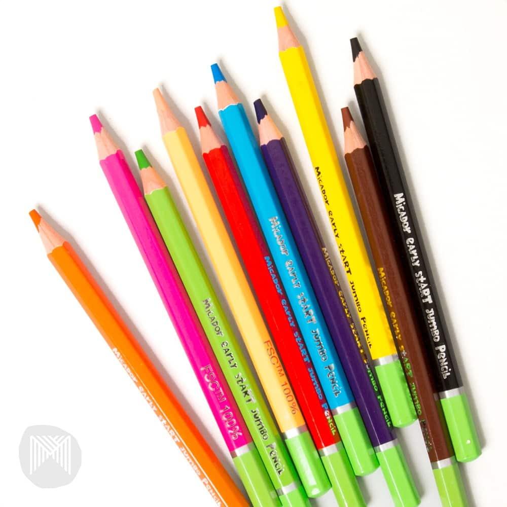 Micador- Early Start Jumbo Pencils -10 Pack