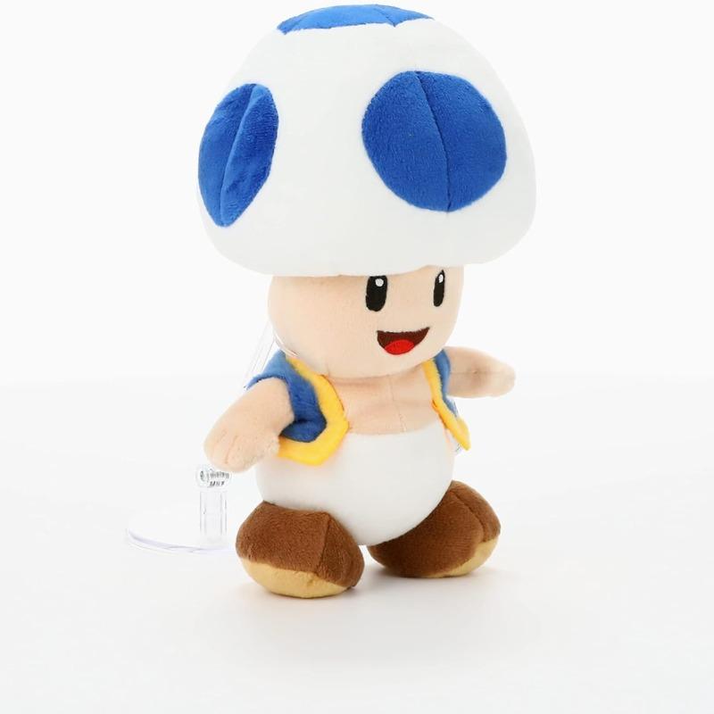 Sane Super Mario All Star Blue Toad Plush 8cm