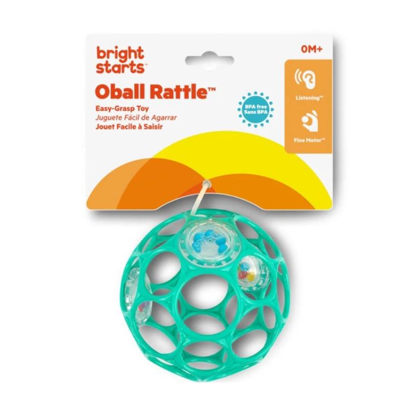 Bright Starts Easy-Grip Oball Rattle - Green