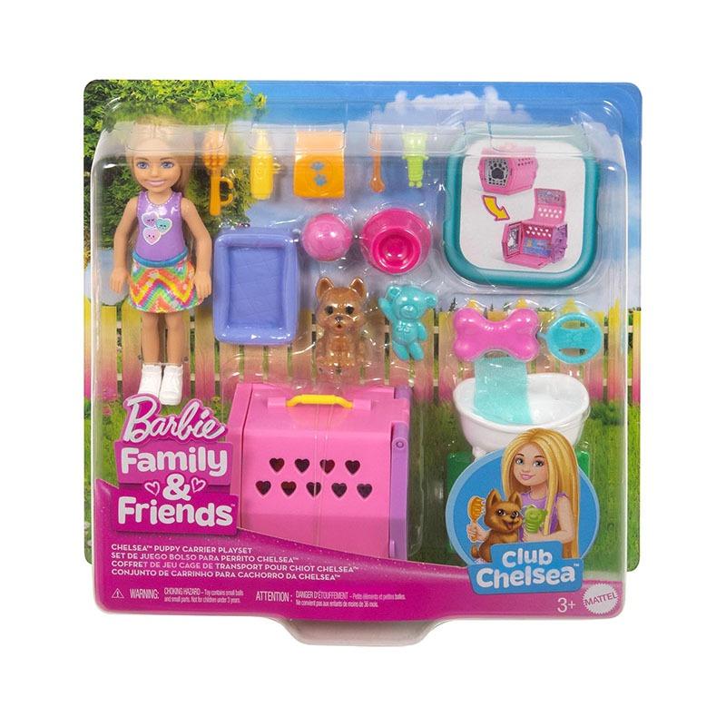 Barbie Family & Friends Chelsea Puppy Carrier Playset