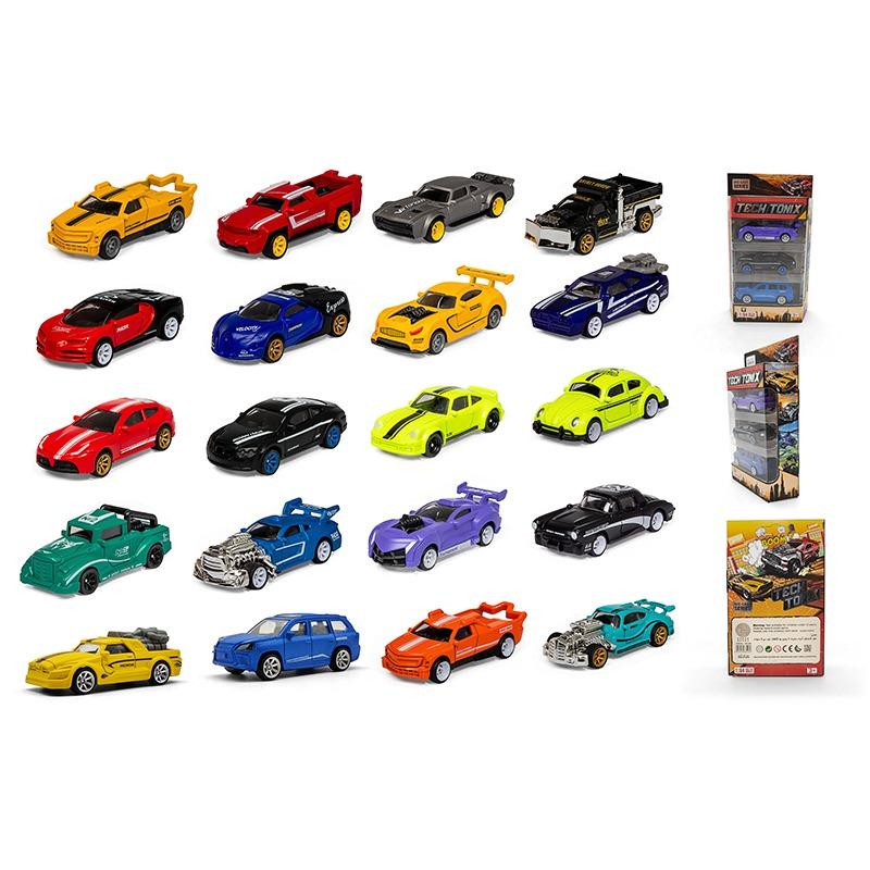 Tech Tonix Alloy Sliding Simulation Car Set - 3 pcs