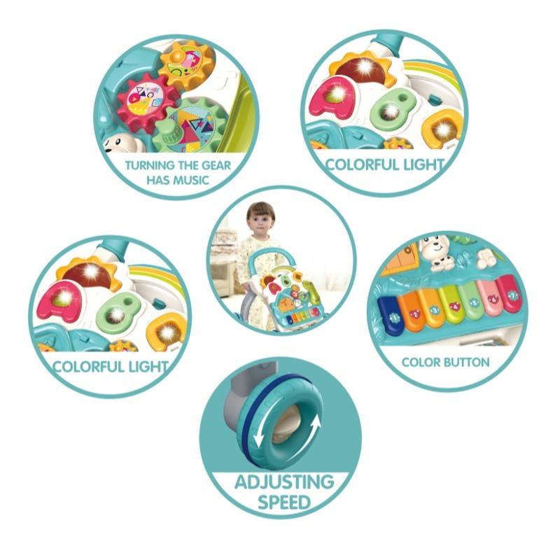 Sanjiao Baby Telephone Walker + Cocomelon Color Doh Pack