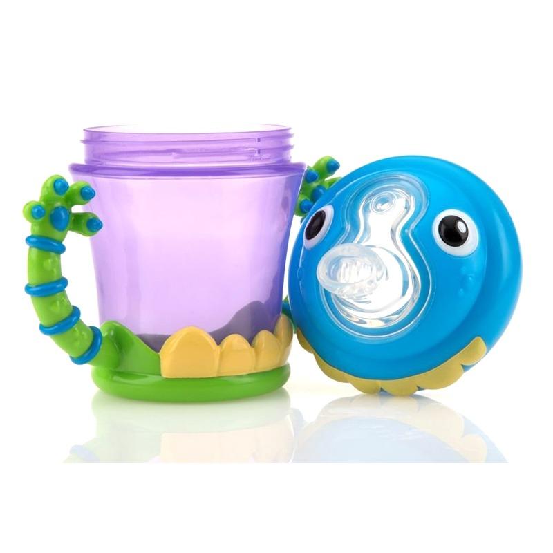 نوبي - كوب الأطفال بمقبضين بتصميم مونستر