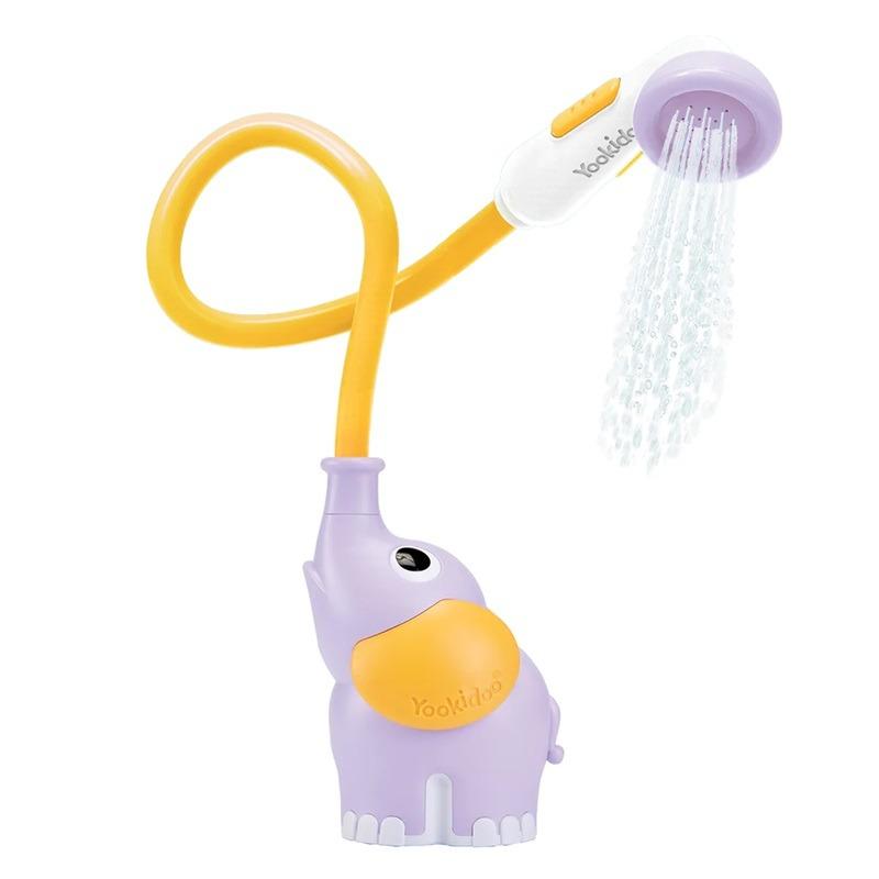 Yookidoo Elephant Baby Bath Shower - Purple