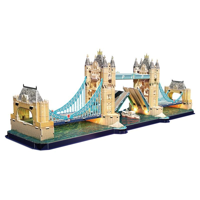 Cubicfun Tower Bridge 3D Led Puzzle 222 Pcs
