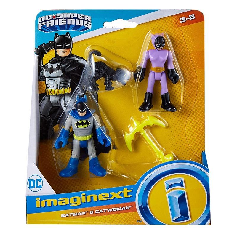 Imaginenext Super Friends Batman and cat woman Figure Set