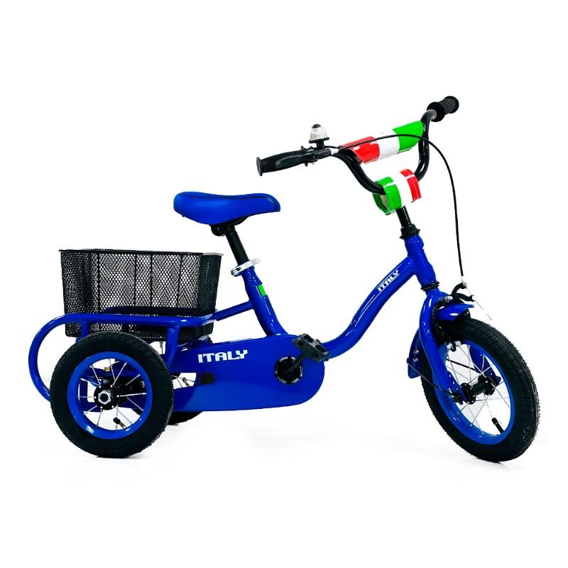 Tricycle With Rear Basket - 12 Inch