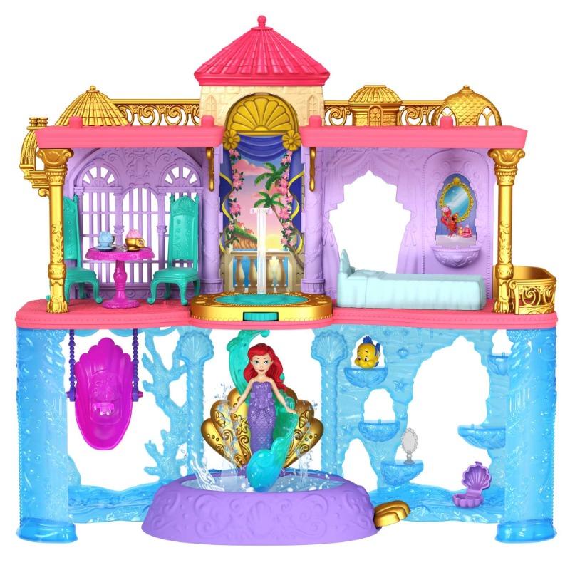 Disney Princess Ariel’s Stacking Castle Doll House with Small Doll