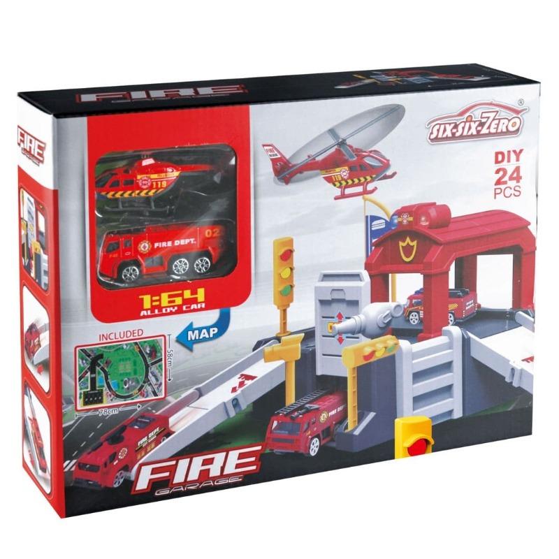 مجموعة مواقف سيارات محطة الإطفاء