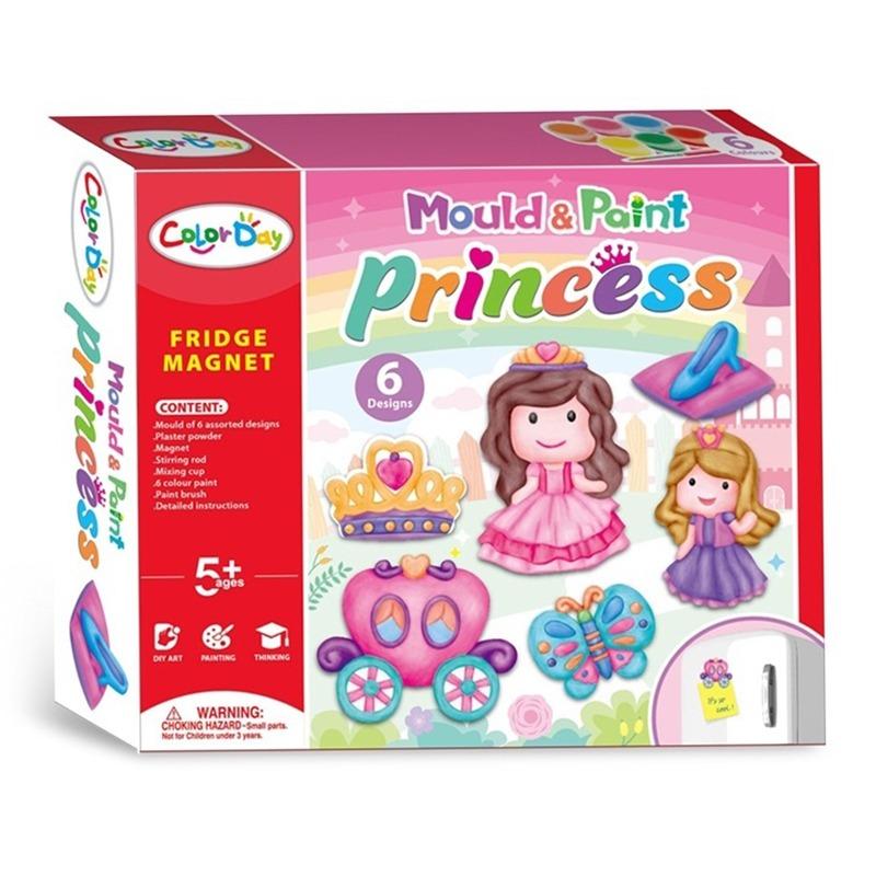 كولور دايز - مجموعة ملصقات الثلاجة المغناطيسية بتصميم الأميرات